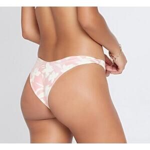 L*Space Cabana Bitsy Bikini Bottom in Paradise Blooms Pink Size Medium